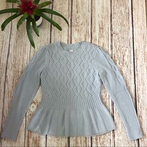 La Vie Rebecca Taylor Baby Blue Sweater Size Medium